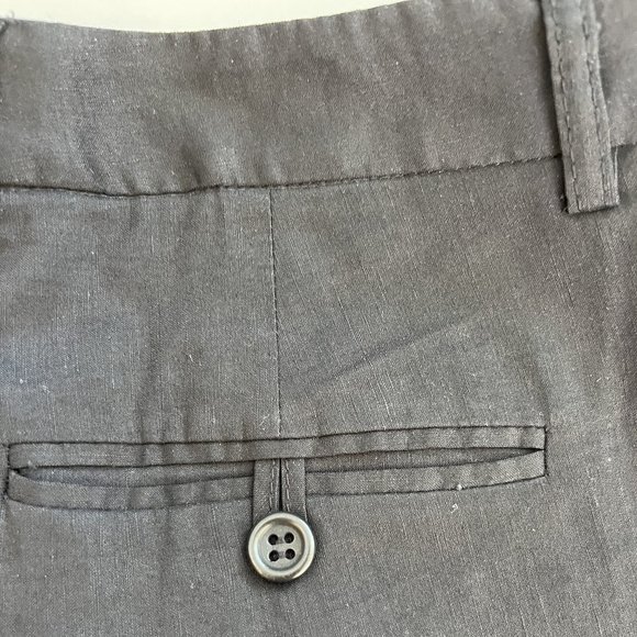 Theory Black Linen Pants - Picture 8 of 9